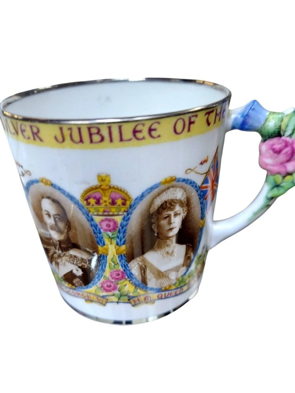 Vintage 1935 Paragon Jubilee King & Queen Commemorative Mug